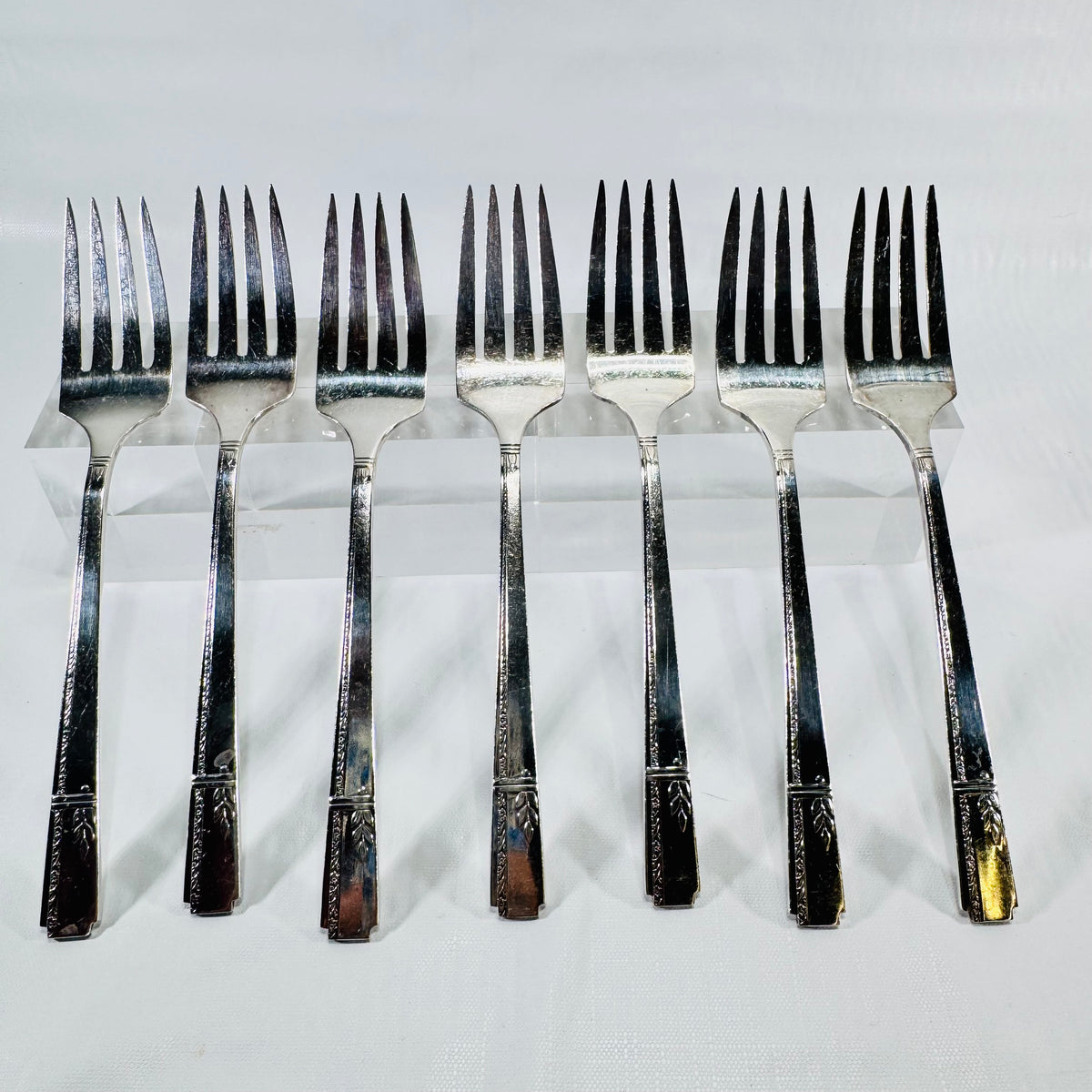 Prestige Plate Grenoble Salad Forks Set of 7 Oneida 1938