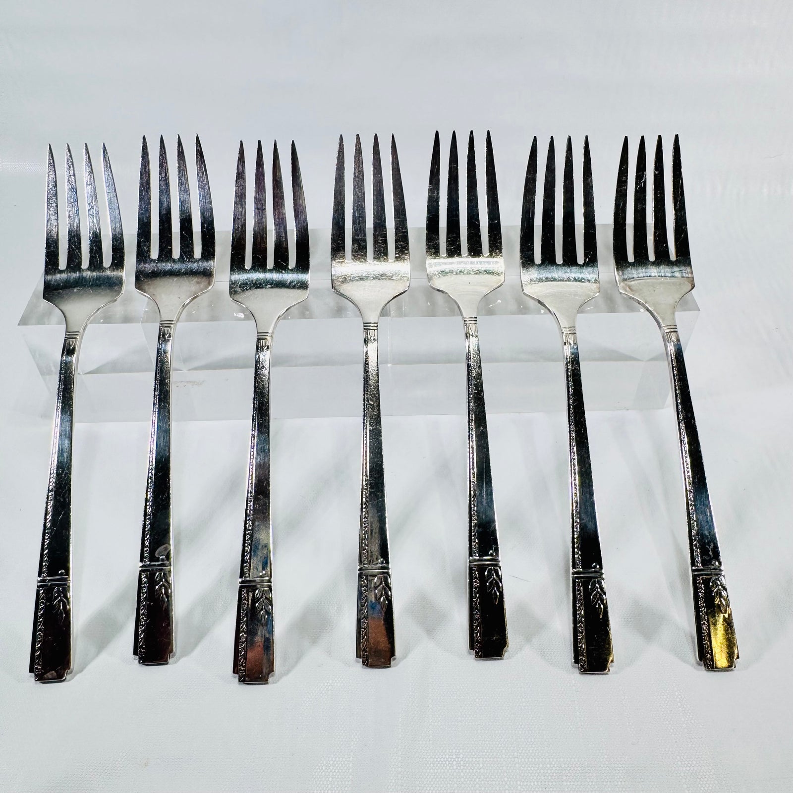 Prestige Plate Grenoble Salad Forks Set of 7 Oneida 1938