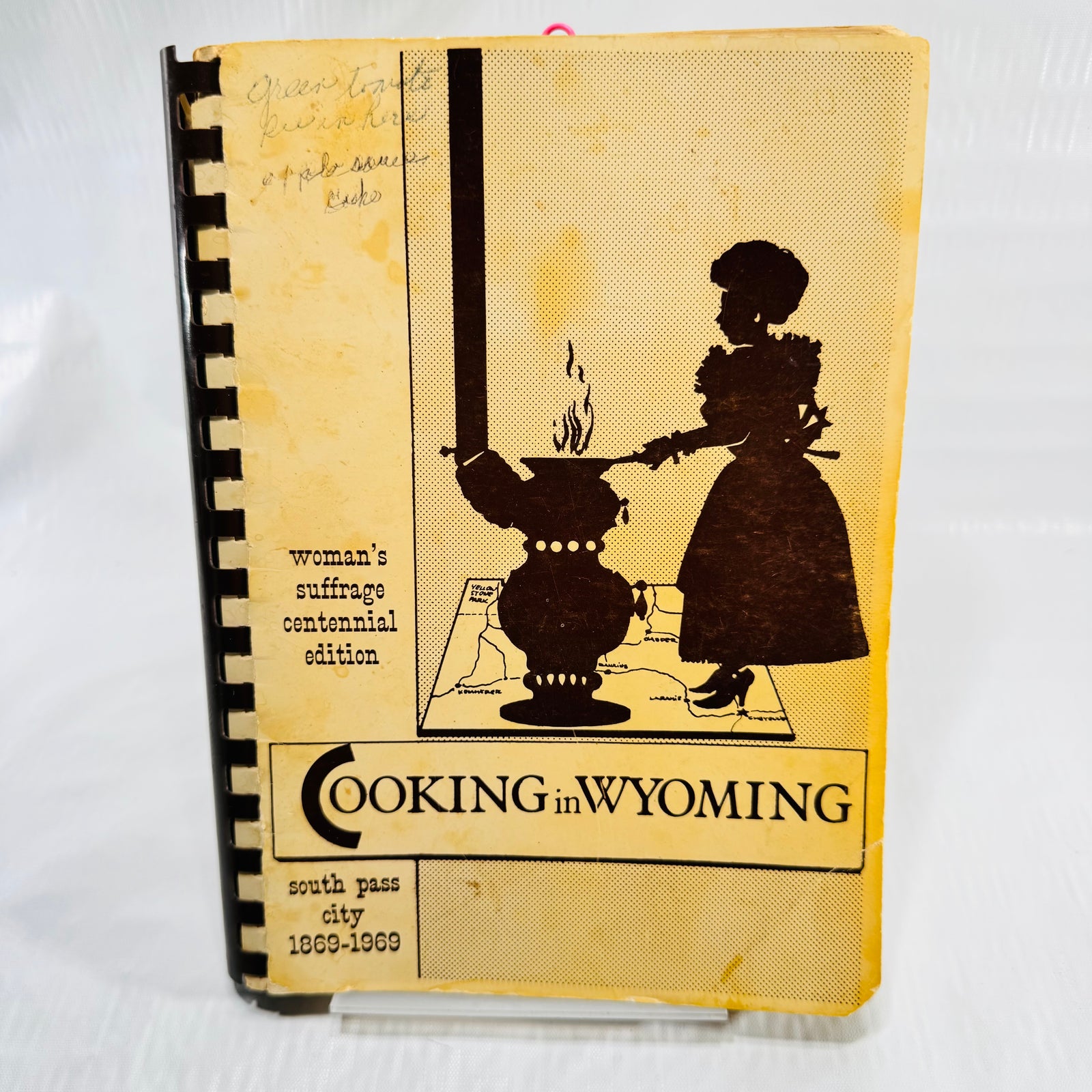 Cooking in Wyoming 1969 Third Edition Woman's Suffrage Centennial Cookbook