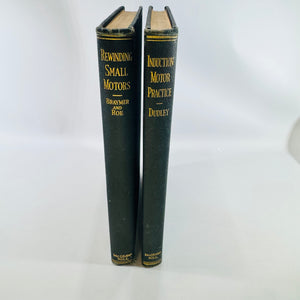 Rewinding Small Motors & Induction Motor Practice 1920s Book Lot