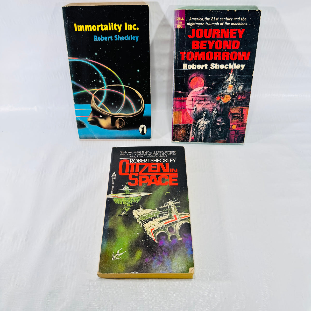 Robert Sheckley 3 Book Bundle | Immortality Inc, Journey Beyond Tomorrow, Citizen in Space