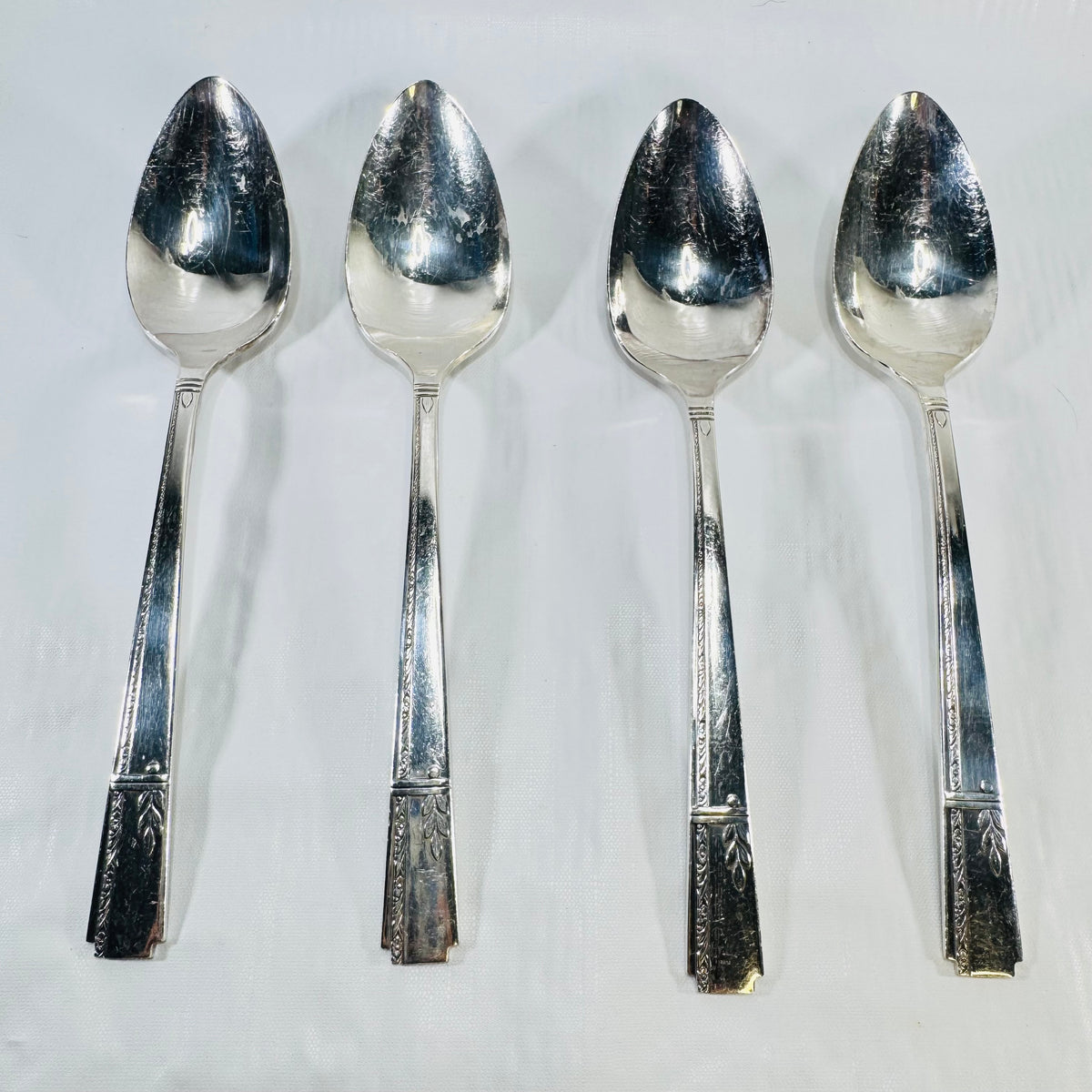 Prestige Plate Grenoble 1938 Serving Spoons Oneida Set of 4