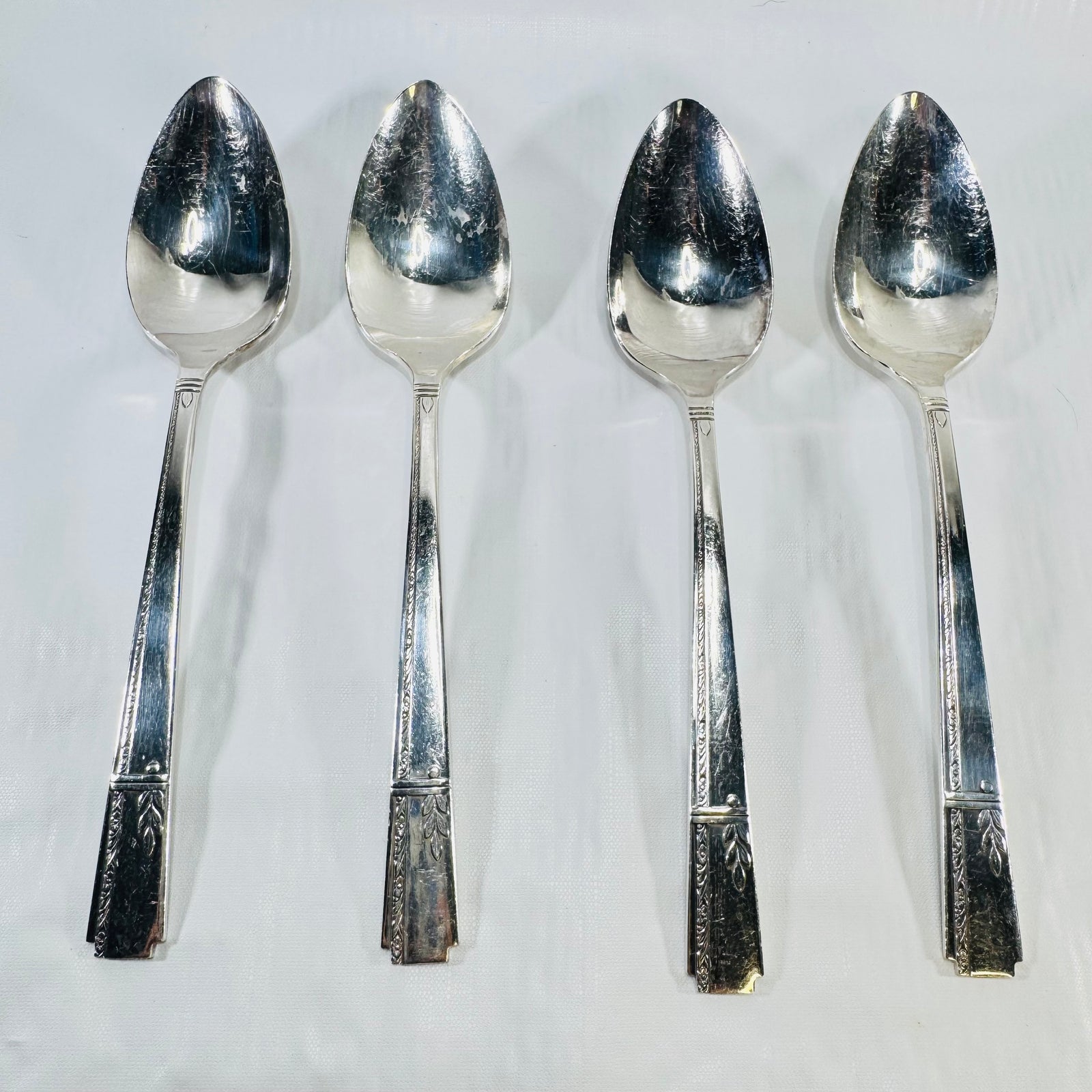 Prestige Plate Grenoble 1938 Serving Spoons Oneida Set of 4