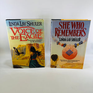 She Who Remembers & Voice of the Eagle Book Bundle— Linda Lay Shuler Native American Sagas