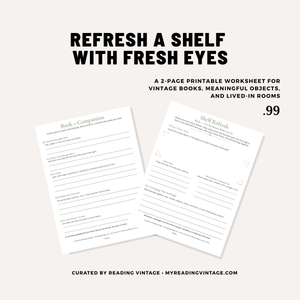 Shelf Refresh Worksheet | 2-Page Printable PDF