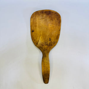 Wooden Butter Paddle 9 Inch Primitive Farmhouse Kitchen Tool Aged Patina