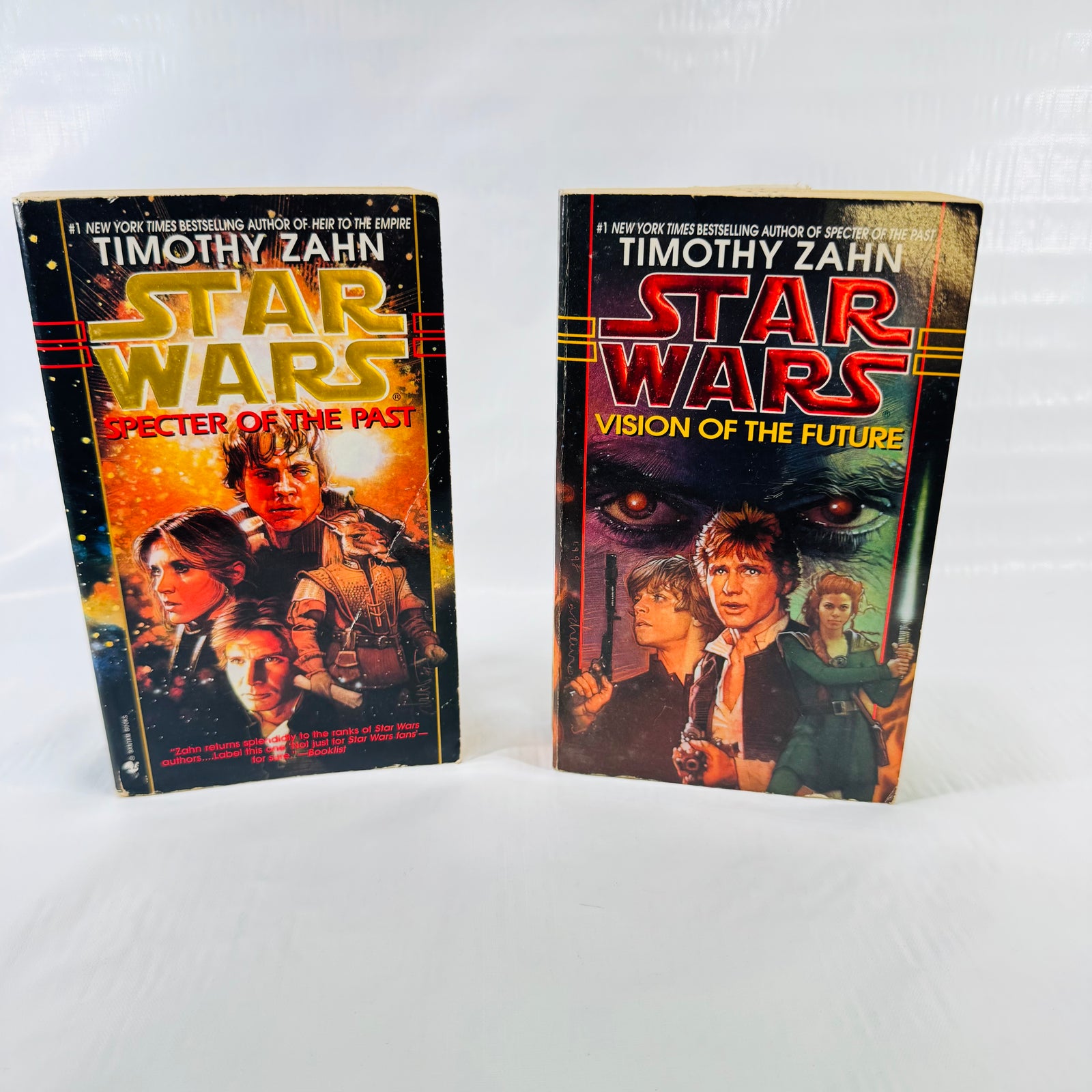 Star Wars Hand of Thrawn Duology Timothy Zahn Paperback Lot, Specter of the Past, Vision of the Future
