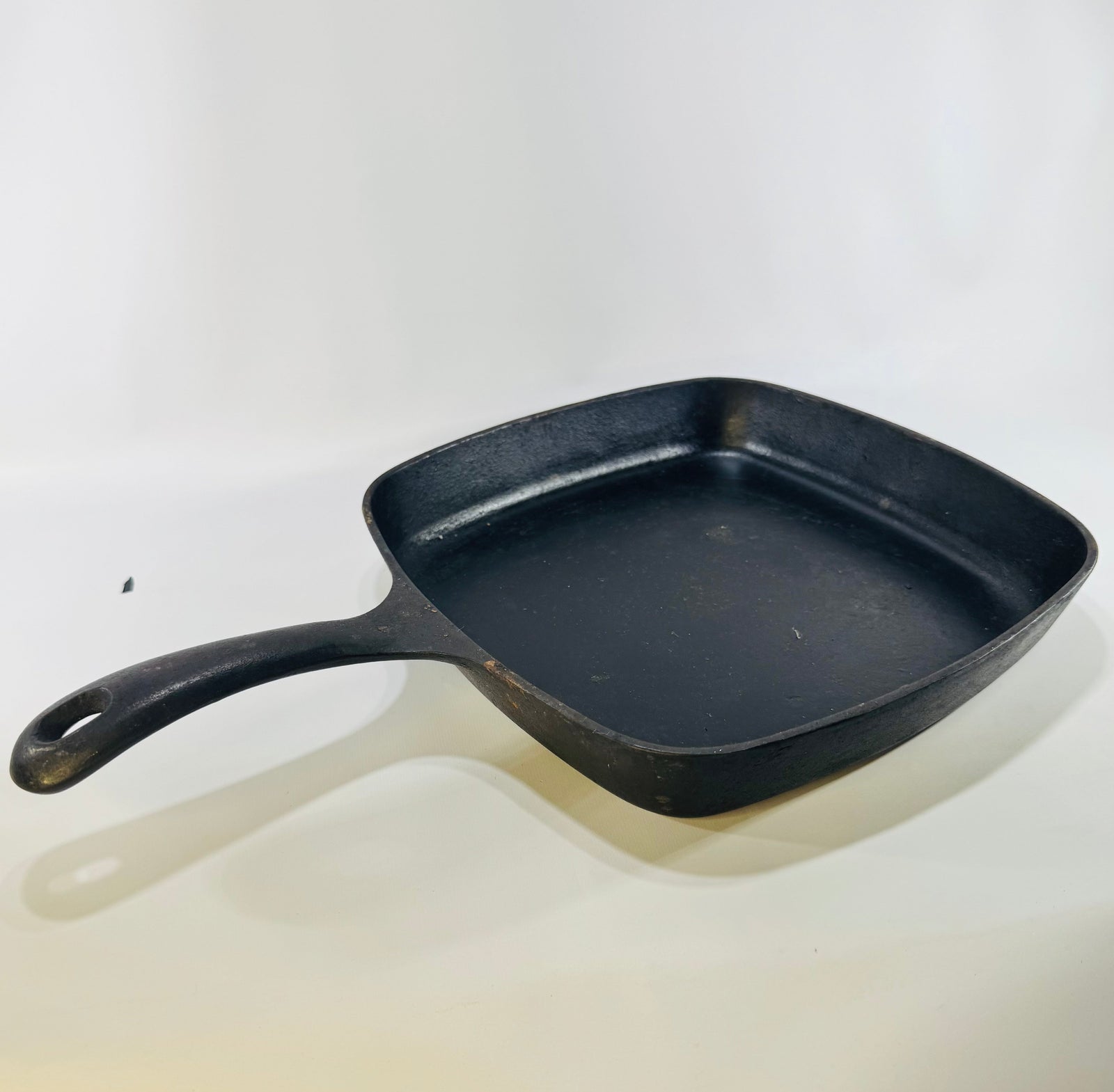 Griswold No. 55 B Square Cast Iron Skillet 1960s Wagwold 10 Inch