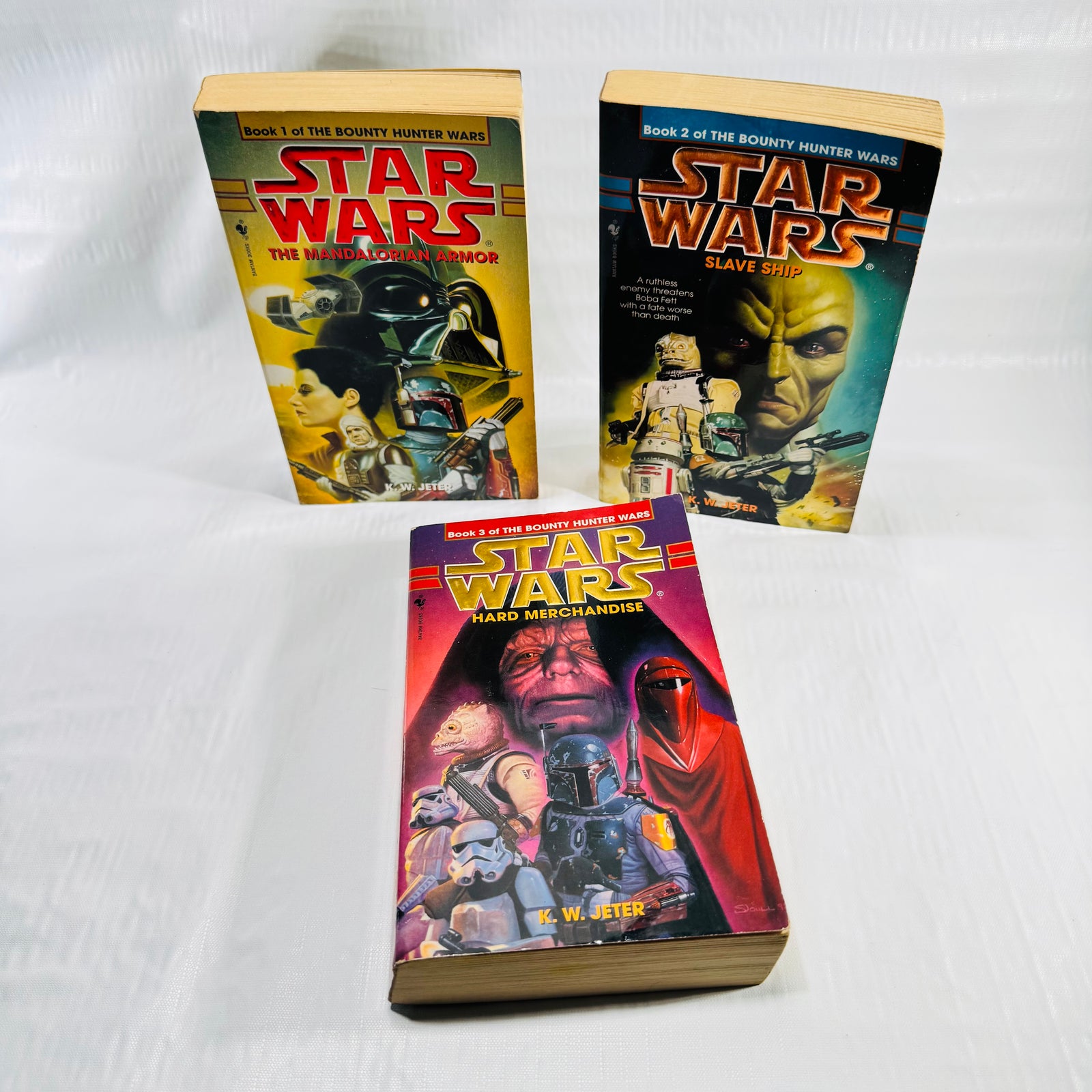 Star Wars The Bounty Hunter Wars Trilogy K. W. Jeter Paperback Lot