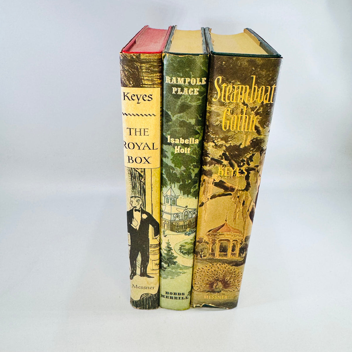 Steamboat Gothic, The Royal Box & Rampole Place 1950s Hardcover Lot with Dust Jackets