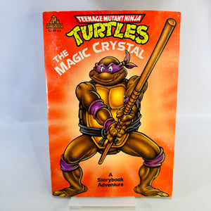 Teenage Mutant Ninja Turtles The Magic Crystal 1990 Vintage Storybook Adventure Paperback Donatello Mirage Studios