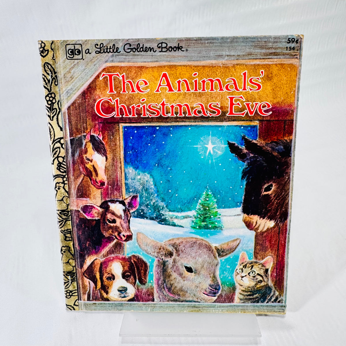 The Animals' Christmas Eve by Gale Wiersum 1978 Second Printing Little Golden Book