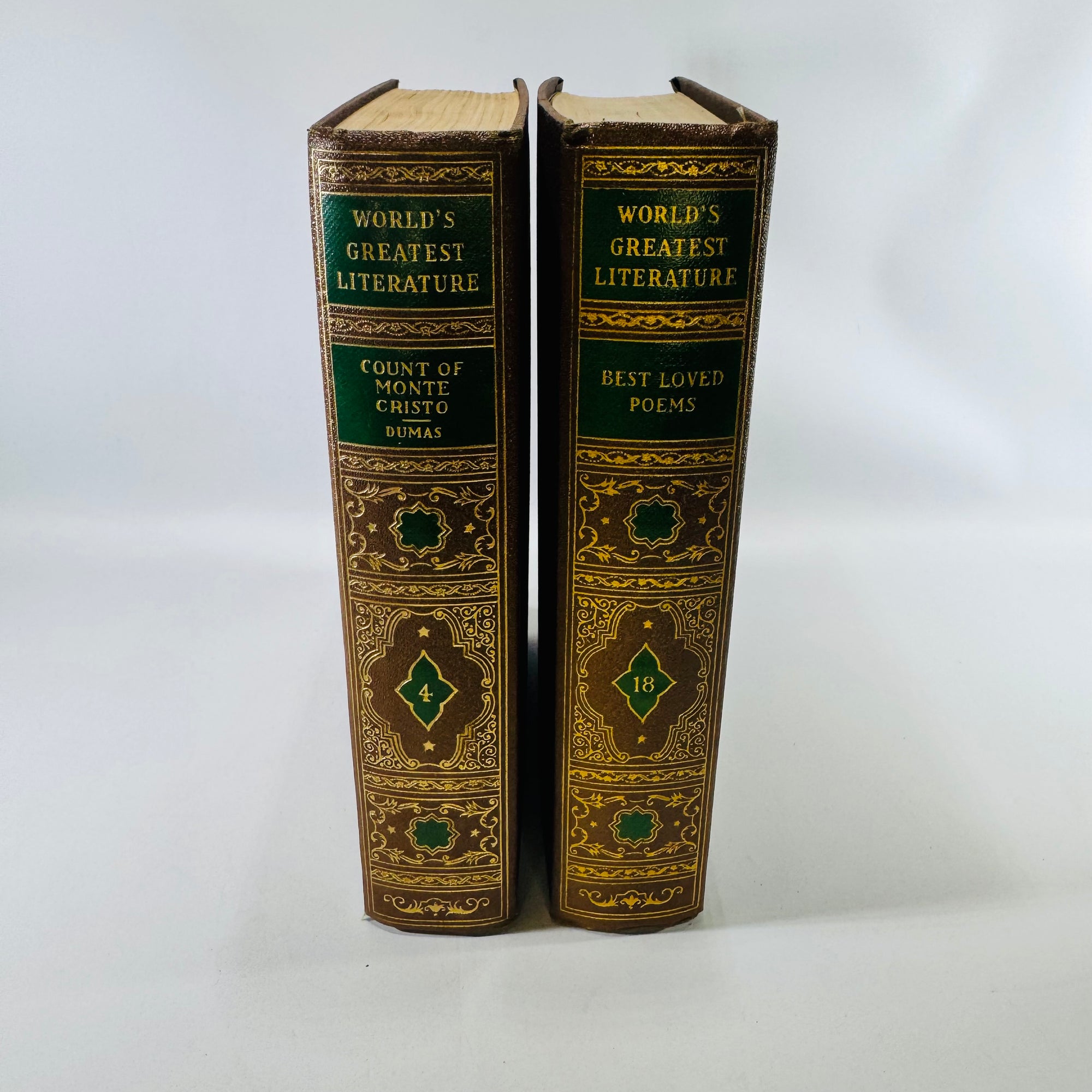 1936 Spencer Press Count of Monte Cristo and Poems - Reading Vintage