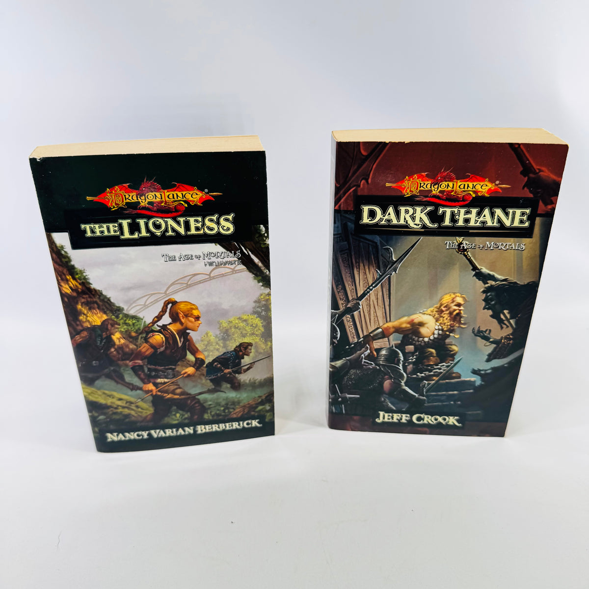 Dragonlance The Lioness &amp; Dark Thane Age of Mortals Paperback Lot