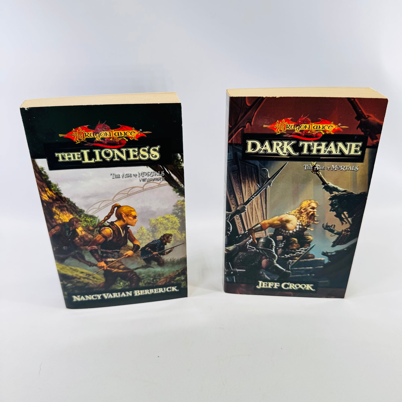 Dragonlance The Lioness & Dark Thane Age of Mortals Paperback Lot