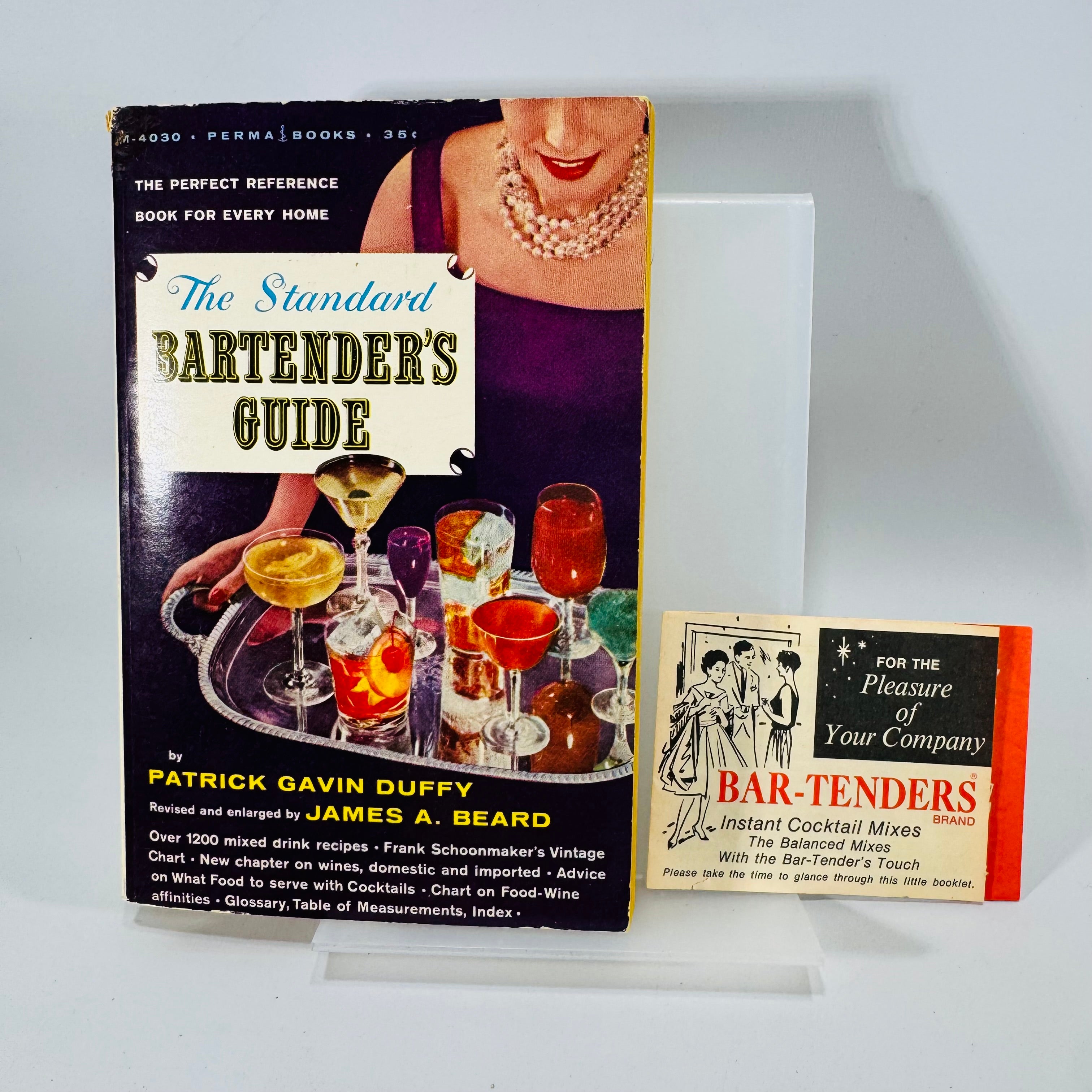 Vintage Bartender's Guide – Cocktail Recipes and Bar Ephemera