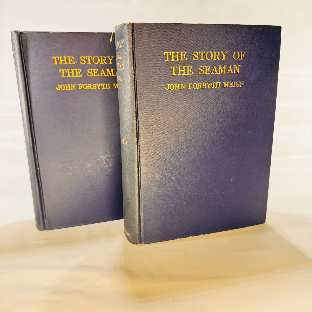 The Story of the Seaman by John Forsyth Meigs Volume 1 and 2 1924 Vintage Book