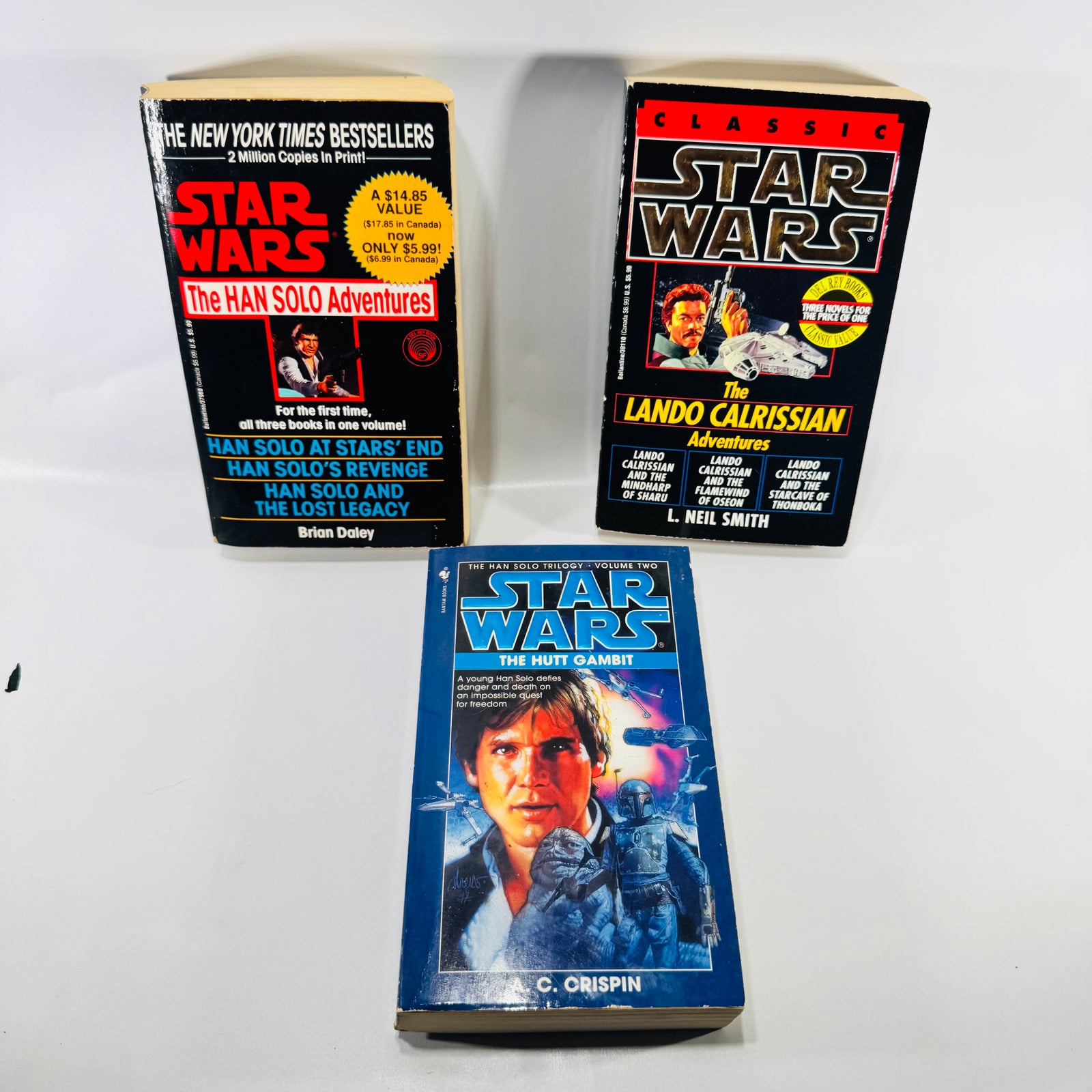 Star Wars The Han Solo Adventures, Lando Calrissian Adventures & Hutt Gambit 3 Book Bundle