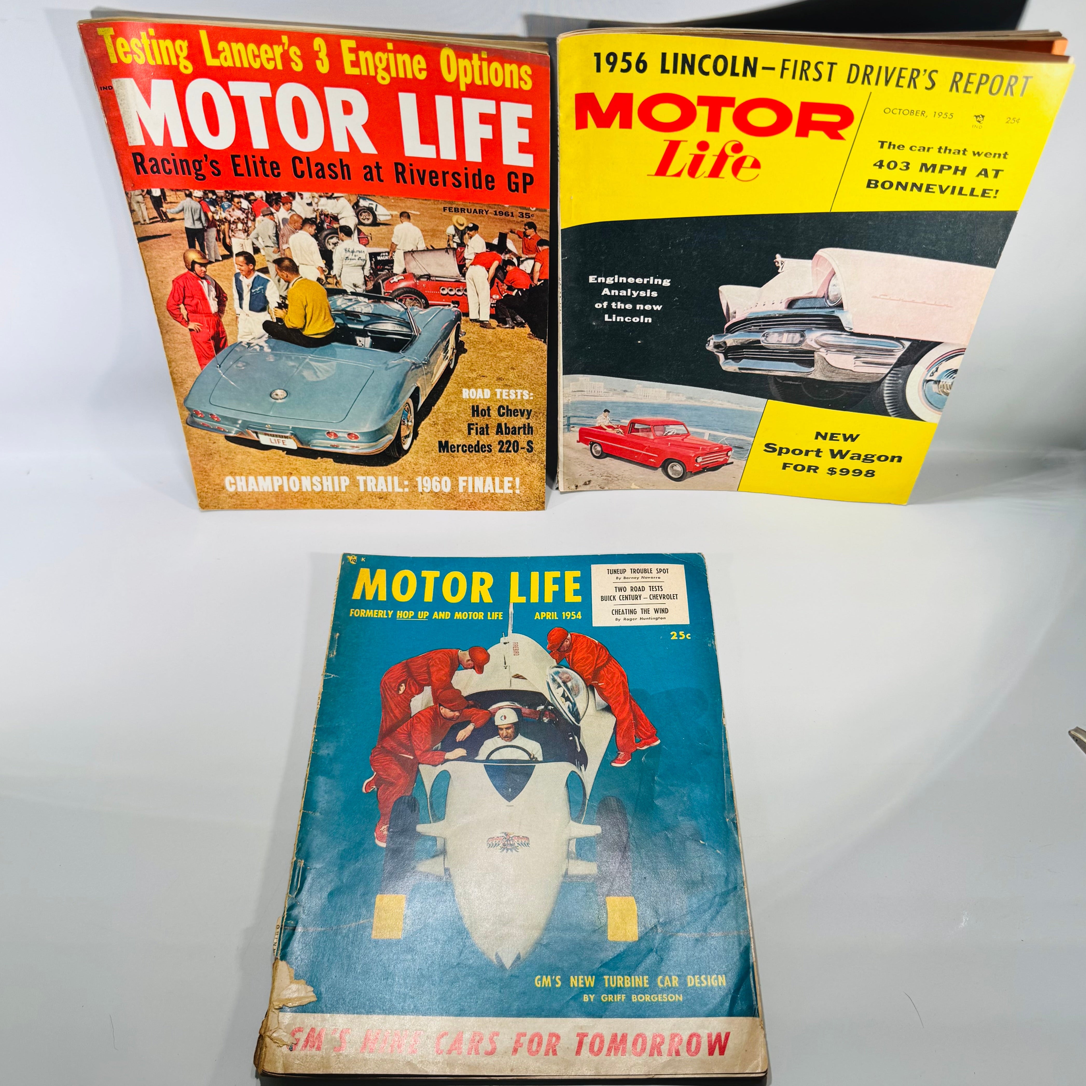 Vintage Motor Life Magazines – Road Tests & Racing Photos