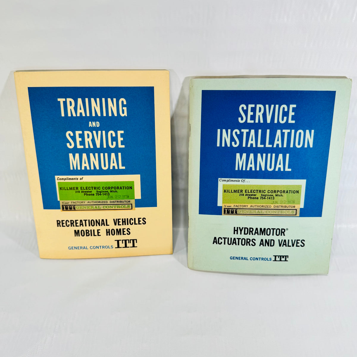 ITT General Controls Service Manuals 1970 RV Gas Controls and Hydramotor Bundle