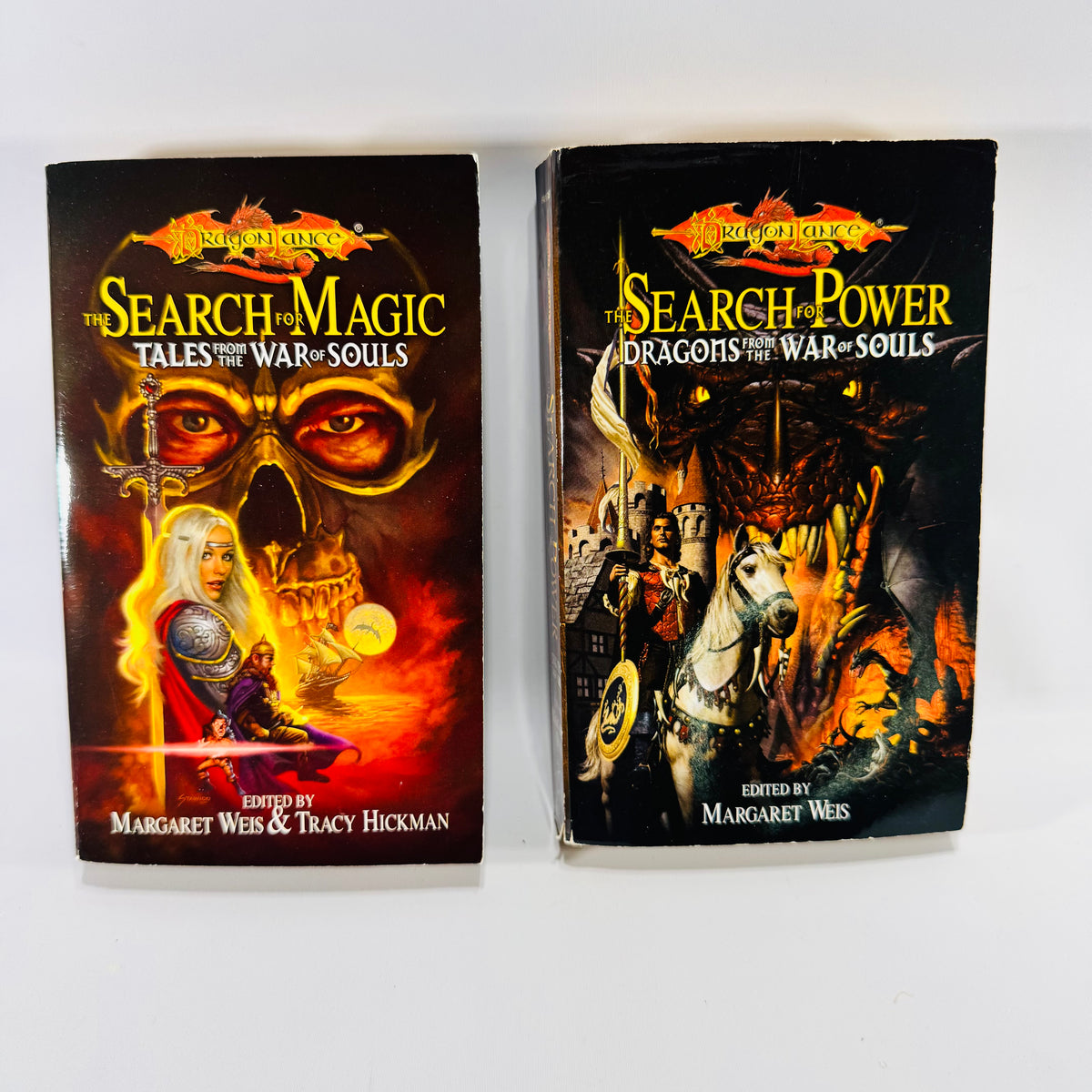 Dragonlance Paperback Bundle Love and War & Tales of Uncle Trapspringer TSR Fantasy Books
