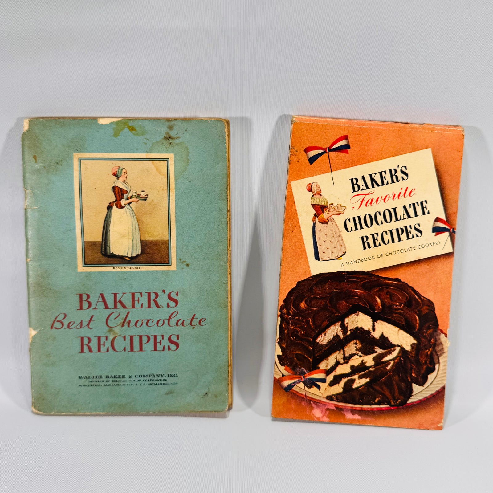 Chocolate-Lover’s Collectible: Two Vintage Baker's Chocolate Recipe Booklets