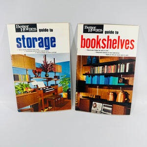 Better Homes and Gardens Guide to Storage and Bookshelves 1971 Pamphlet Lot