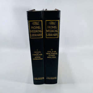 The Home Medical Library by Kenelm Winslow 1907 Volumes 1 and 2 Illustrated Hardcovers