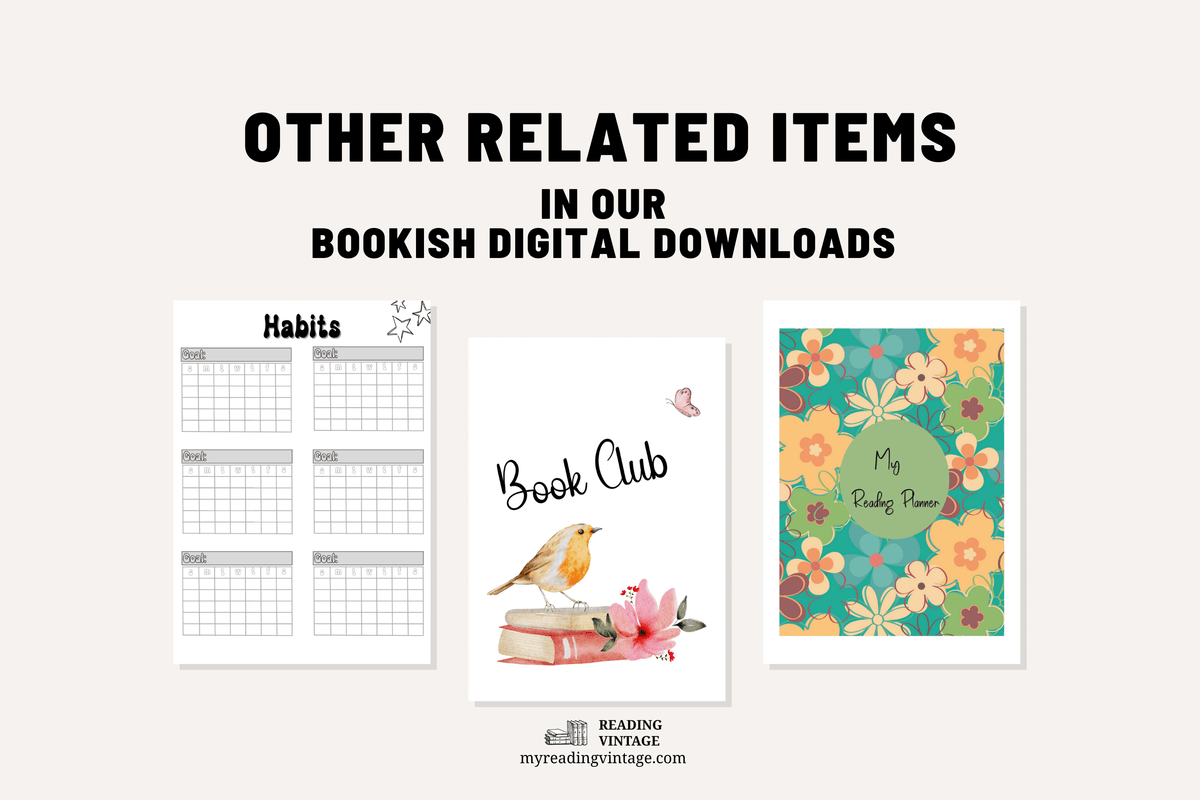 Ultimate Book Lover’s Game Pack (5 Printable Book Club Games) – Digital Download PDF