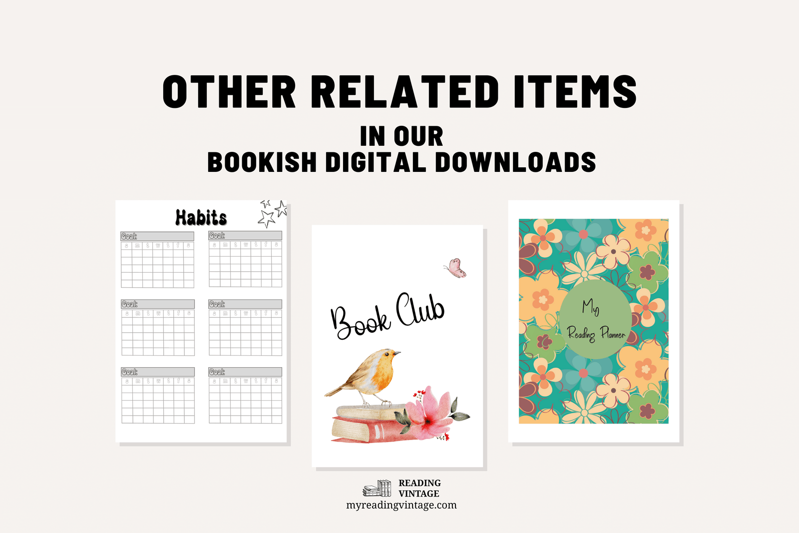 Ultimate Book Lover’s Game Pack (5 Printable Book Club Games) – Digital Download PDF