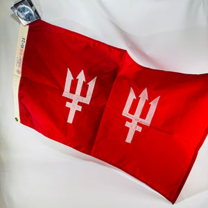 Dettra Dura Lite U.S. Power Squadrons District Lieutenant Commander Flag 16 x 24 Red Two Tridents