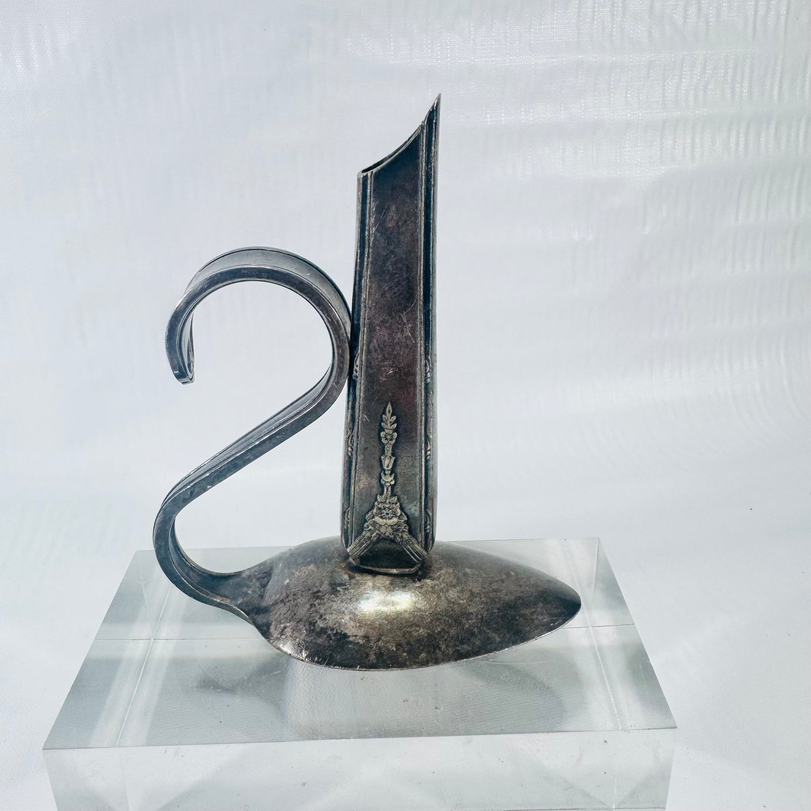 Upcycled Silverware Bud Vase Spoon and Knife Folk Art