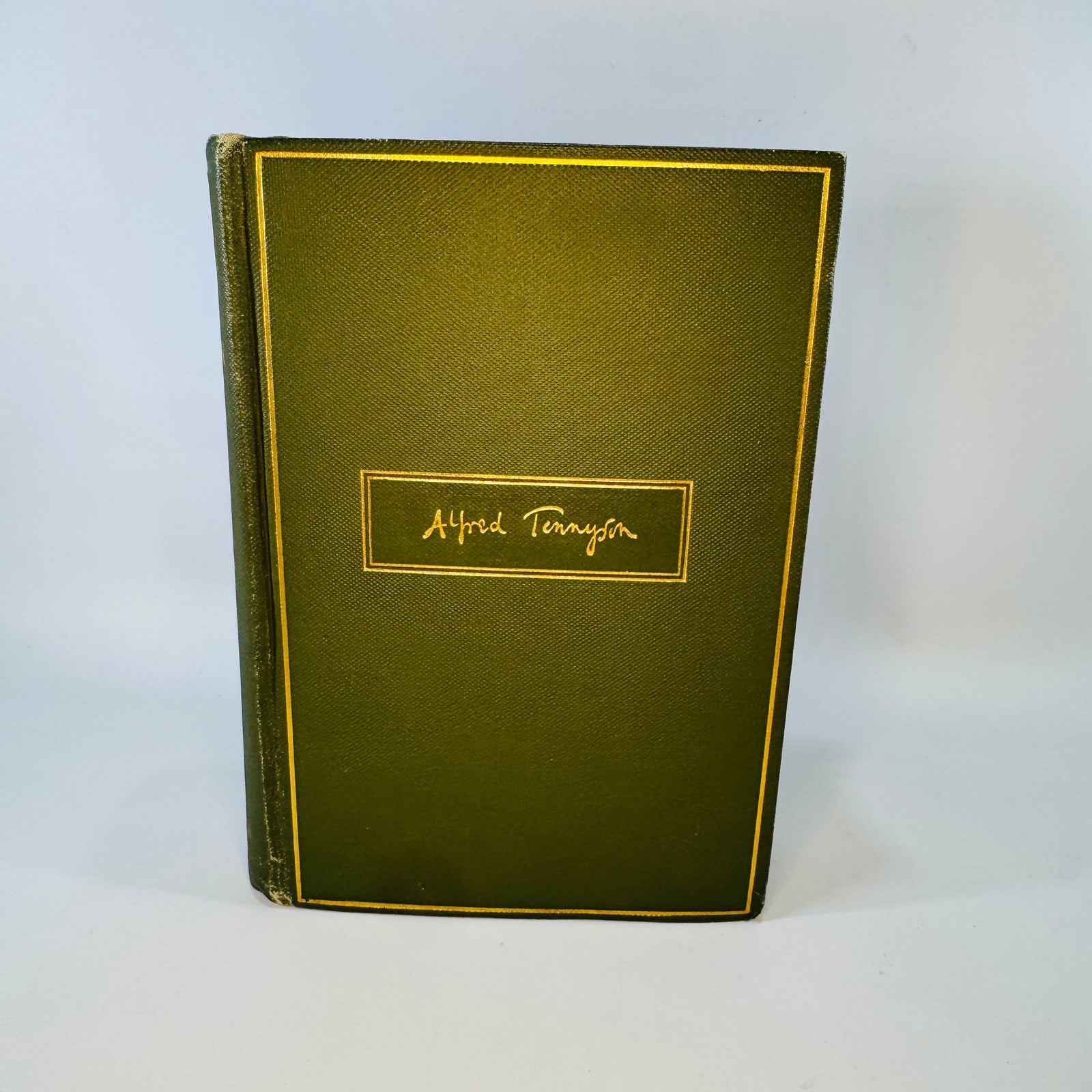 Vintage Poetry Classic — The Works of Tennyson with Memoir and Notes (1916) — Alfred, Lord Tennyson | Macmillan Green Cloth, Victorian Poetry