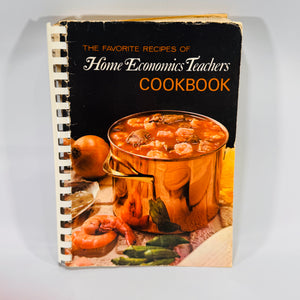 The Favorite Recipes of Home Economics Teachers Cookbook (1970) | 900 Recipes | Vintage Spiral-Bound Community Cookbook