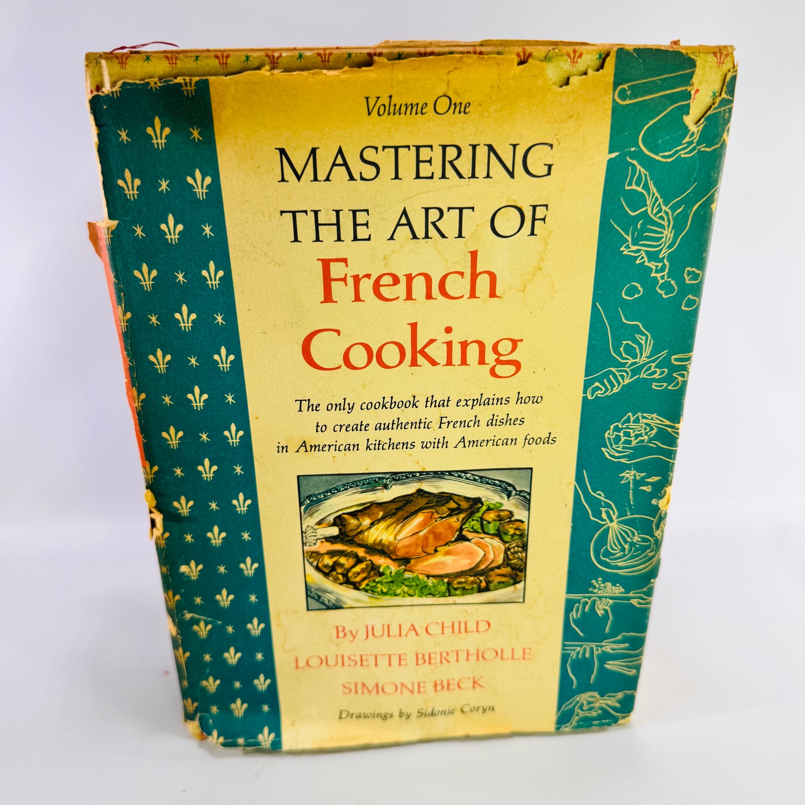 Mastering the Art of French Cooking Volume One Julia Child 1971 Hardcover Reading Copy with Dust Jacket