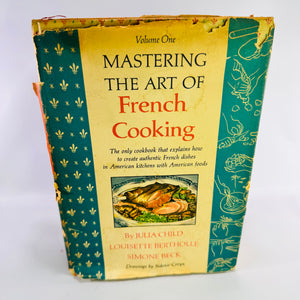 Mastering the Art of French Cooking Volume One Julia Child 1971 Hardcover Reading Copy with Dust Jacket