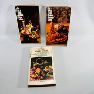 Vintage Bantam Cookbook Bundle Italian French German Cooking Paperbacks Maria Lo Pinto Fernande Garvin Betty Wason