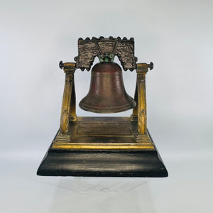 Vintage Liberty Bell Replica Advertising Piece William F Almy Co Providence RI