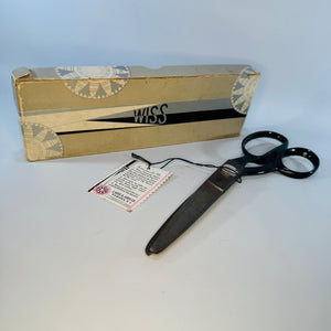 Vintage Wiss Model C Pinking Shears with Box Instructions, J Wiss Sons Newark NJ Sewing Scissors, 1930s 1940s Sewing Tools