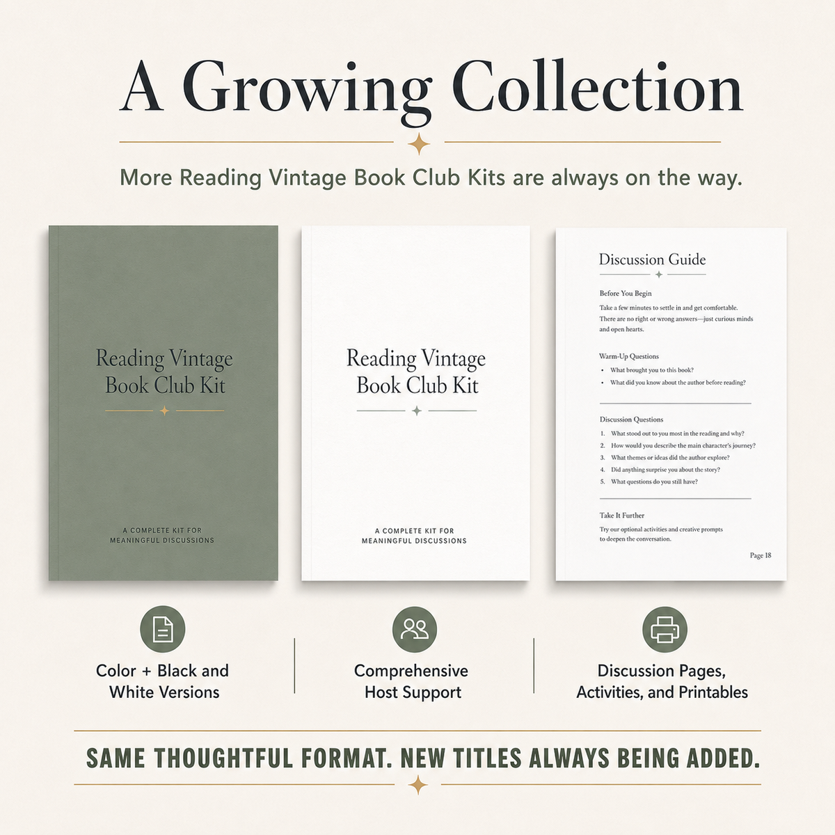The Diary of a Young Girl Book Club Kit | 78-Page Printable PDF | Discussion Questions, Host Checklist, Games, and More | Color and Black and White Versions Included