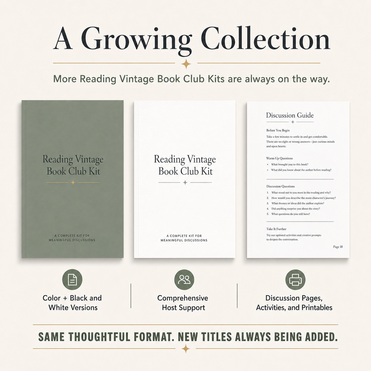 The Diary of a Young Girl Book Club Kit | 78-Page Printable PDF | Discussion Questions, Host Checklist, Games, and More | Color and Black and White Versions Included