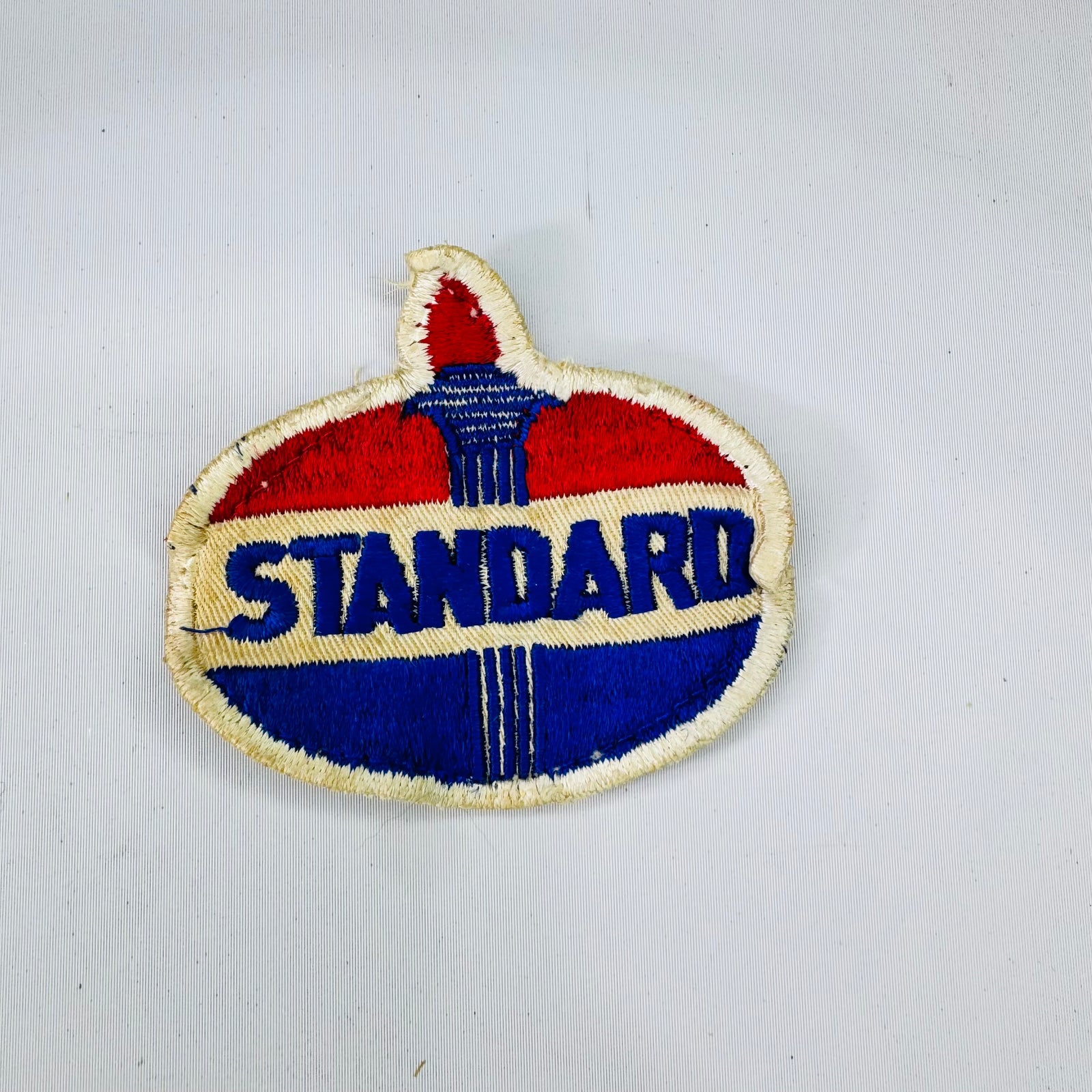 Vintage Standard Oil Embroidered Uniform Patch Service Station Attendant Gas Station Logo 3 Inch