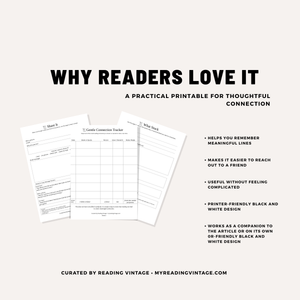 Mindful Sharing Journal Printable | 4-Page Reading Reflection PDF