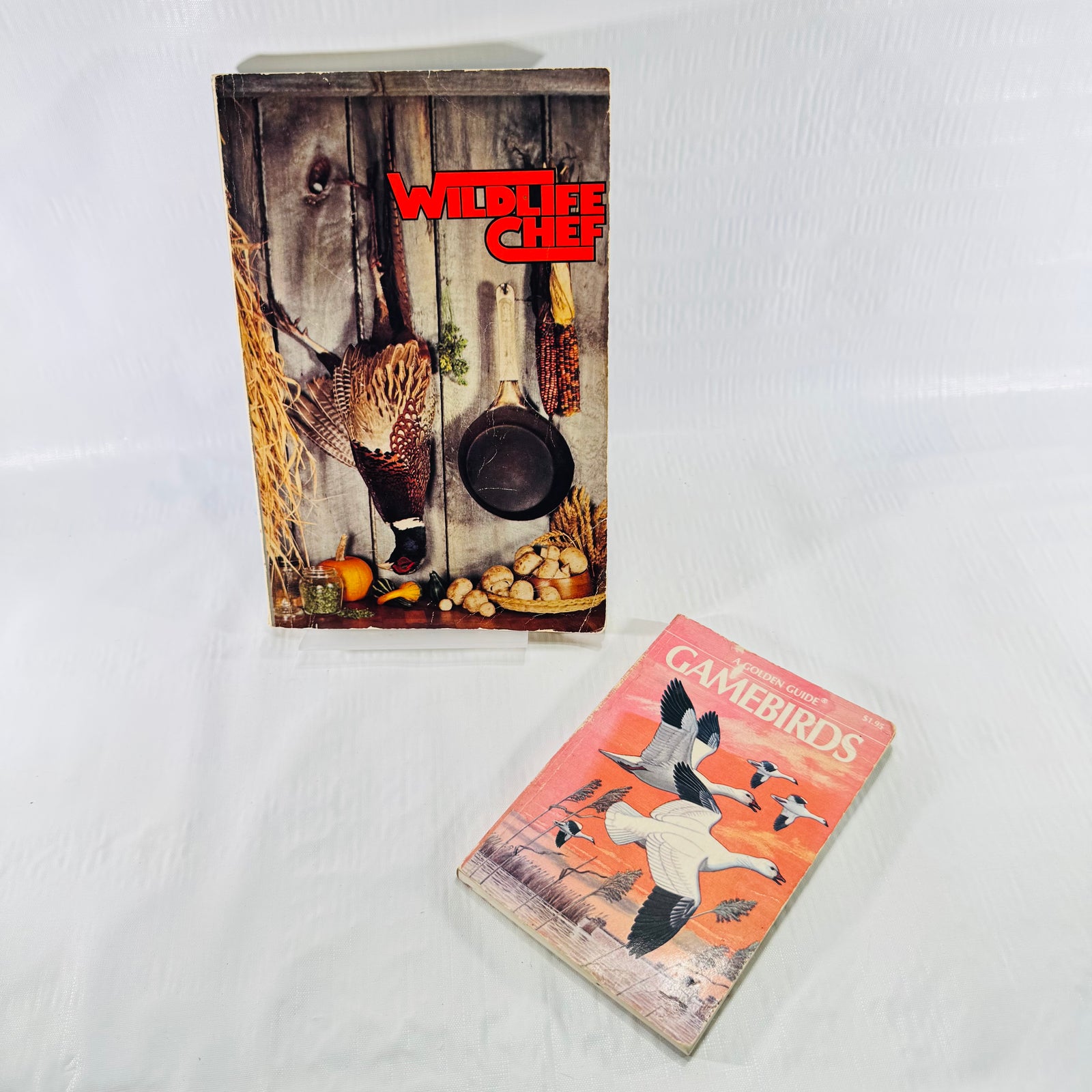 Wildlife Chef Michigan MUCC & Gamebirds Golden Guide Vintage Hunting Cookbook Bundle