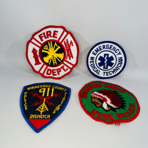 Winnebago County Illinois Vintage Patch Bundle