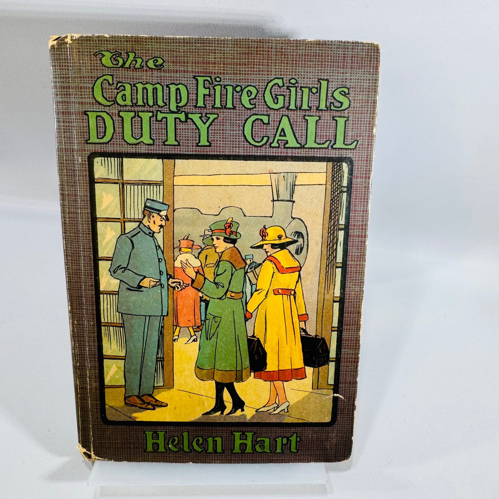 Antique Campfire Girls Book The Campfire Girls’ Duty Call Helen Hart Illustrated Hardcover Early 1900s