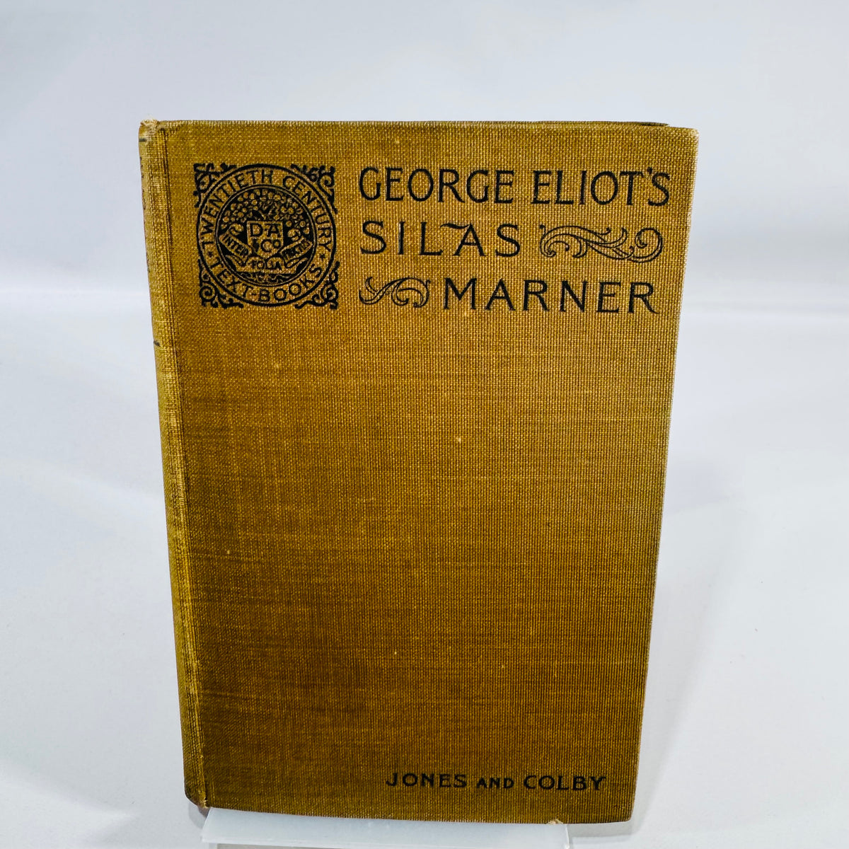 Antique Silas Marner Book George Eliot 1901 Clothbound Literature Textbook