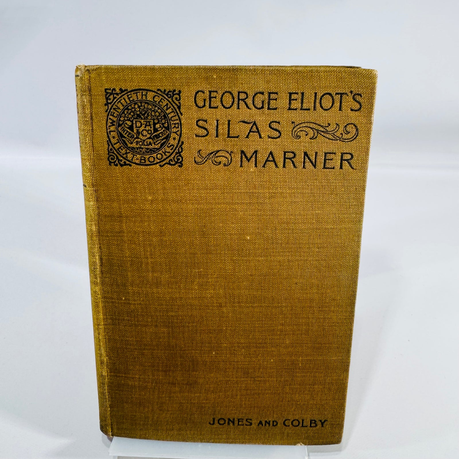 Antique Silas Marner Book George Eliot 1901 Clothbound Literature Textbook