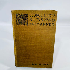Antique Silas Marner Book George Eliot 1901 Clothbound Literature Textbook