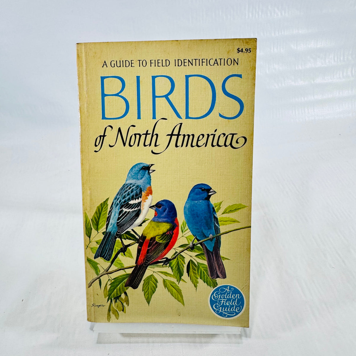 Birds of North America Golden Field Guide 1966 front cover with Arthur Singer bird art